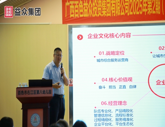 益眾集團開展2025年第2期員工“奮斗擔(dān)當(dāng) 勝任未來”主題培訓(xùn)